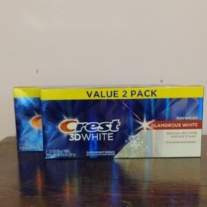 Crest 3D White Toothpaste Value Pack - Blue and White